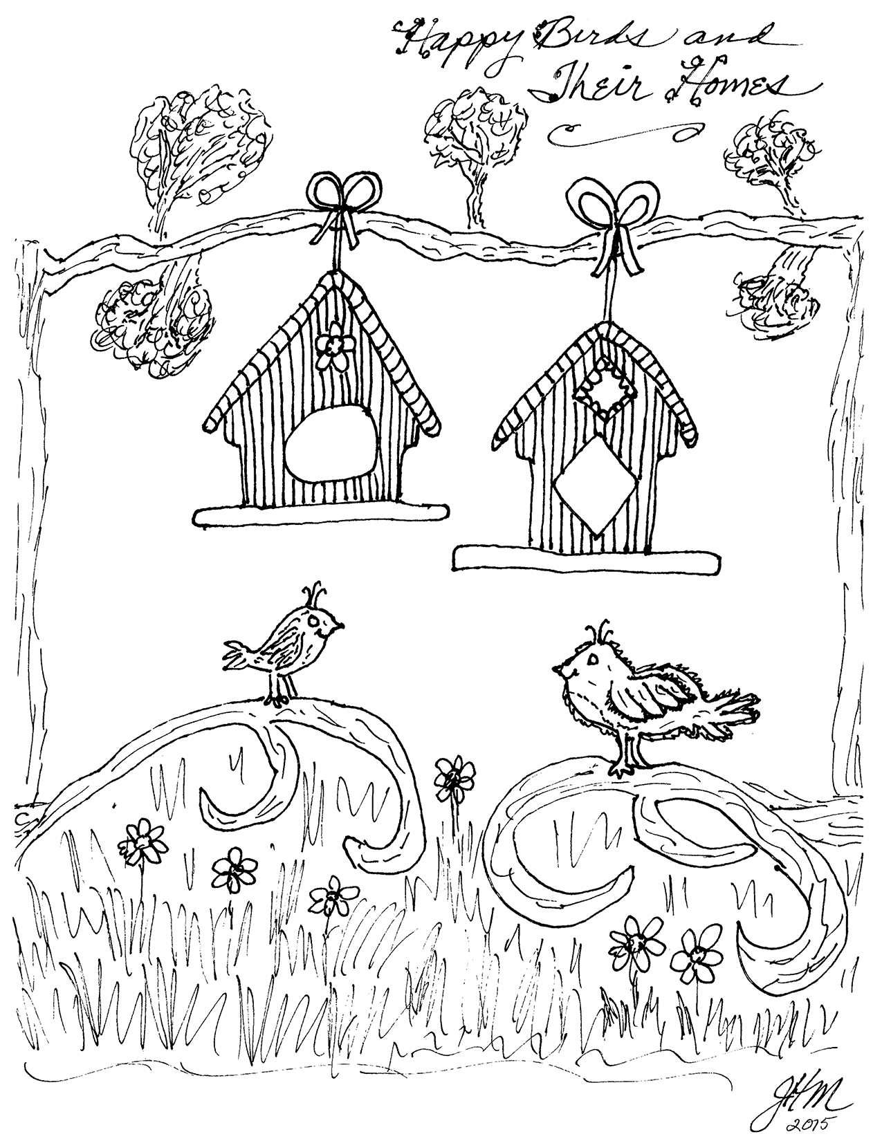 Happy Birds and Their Homes
