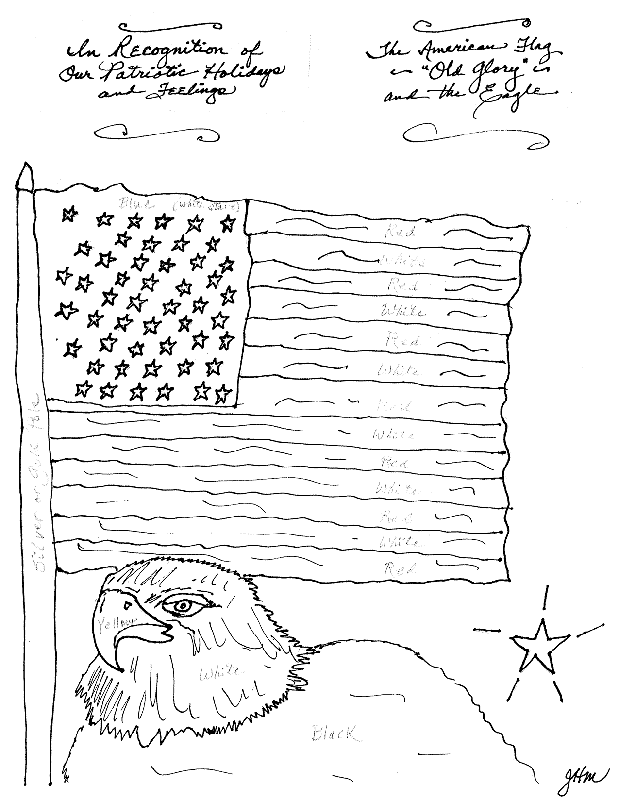The American Flag - Old Glory - And The Eagle